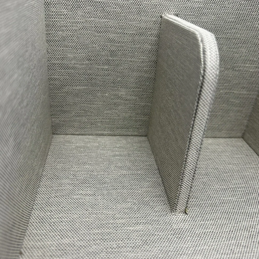 2 Caraway Food Storage Bin Holder Organizer Cabinet Gray x 2 Gray Canvas Read